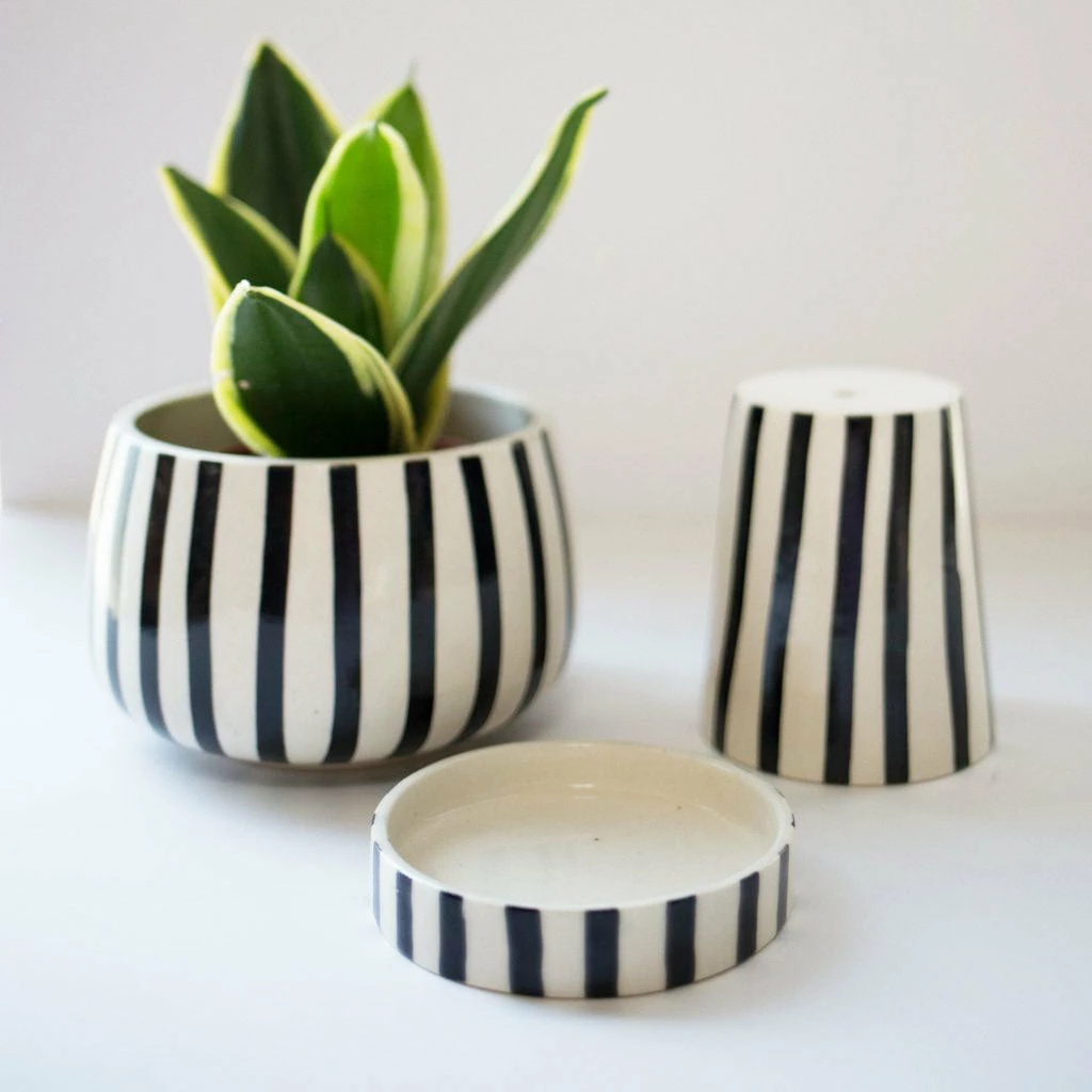Jungalow® Kaya 3-Piece Ceramic Planter By Justina Blakeney™ 5 Jungalow® Kaya 3-Piece Ceramic Planter By Justina Blakeney™