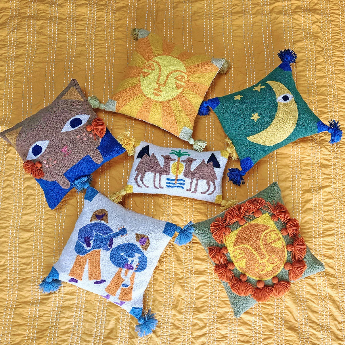 Peking Jams Hook Pillow By Jungalow® 5 Peking Jams Hook Pillow By Jungalow®