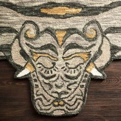 Loloi Rugs New Feroz Silver Tiger Rug By Justina Blakeney® X Loloi 8 Loloi Rugs New Feroz Silver Tiger Rug By Justina Blakeney® X Loloi