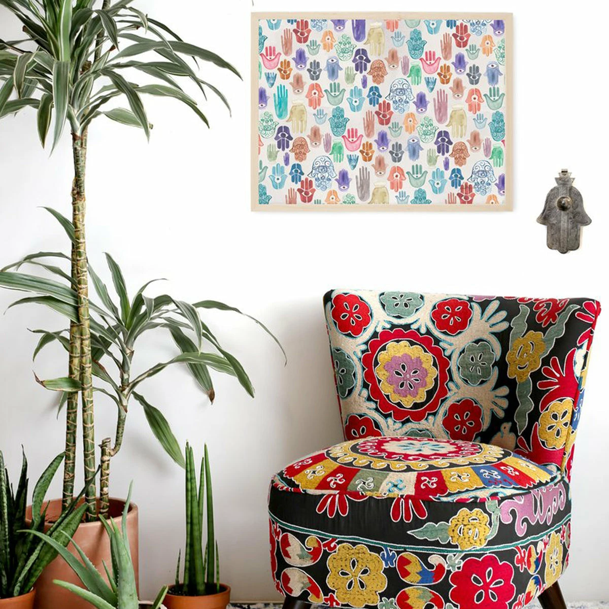 Justina Blakeney® Hamsa Art Print By Justina Blakeney™ 5 Justina Blakeney® Hamsa Art Print By Justina Blakeney™