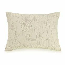 Peking Natural Hamsa Standard Sham Set By Jungalow®