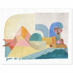 Justina Blakeney® Gifts $100-$250 Test The Waters 2 Art Print By Justina Blakeney™