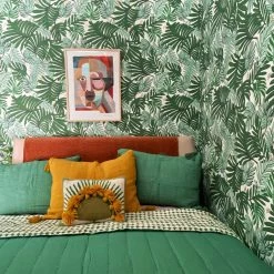 Jungalow Aja Wallpaper In Green By Justina Blakeney® - Sure Strip