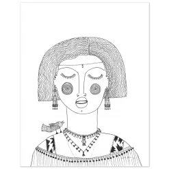 House Decor Style Store 26 Justina Blakeney® Oona Art Print By Justina Blakeney™