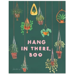 House Decor Style Store 20 Justina Blakeney® Hang In There Boo Art Print By Justina Blakeney™ Shop All Int'l