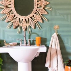 Jungalow Into You Wallpaper In Sage By Justina Blakeney®
