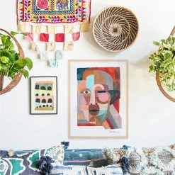 Justina Blakeney® Face 3 Art Print By Justina Blakeney™ Gifts $100-$250