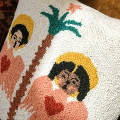 Peking Angels Sing Hook Pillow By Jungalow® Hook Pillows