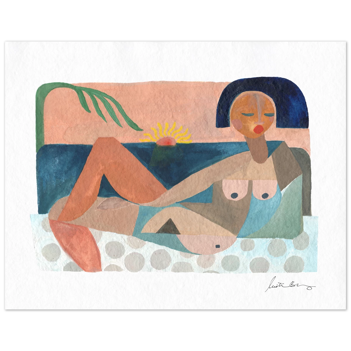 Justina Blakeney® Gifts $100-$250 Nude Beach At Sunset Art Print By Justina Blakeney™ 6 Justina Blakeney® Gifts $100-$250 Nude Beach At Sunset Art Print By Justina Blakeney™