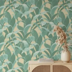 Jungalow® Cha Cha Wallpaper In Green