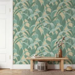 Jungalow® Cha Cha Wallpaper In Green