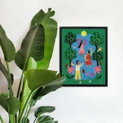 Flower Dance Art Print By Maheswari Janarthanan Gifts $100-$250
