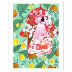 Hamsa Art Print By Roeqiya Fris