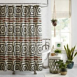 Peking Hypnotic Shower Curtain By Jungalow™