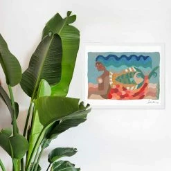 Justina Blakeney® Gifts $100-$250 In The Waves Art Print By Justina Blakeney™ 6 Justina Blakeney® Gifts $100-$250 In The Waves Art Print By Justina Blakeney™
