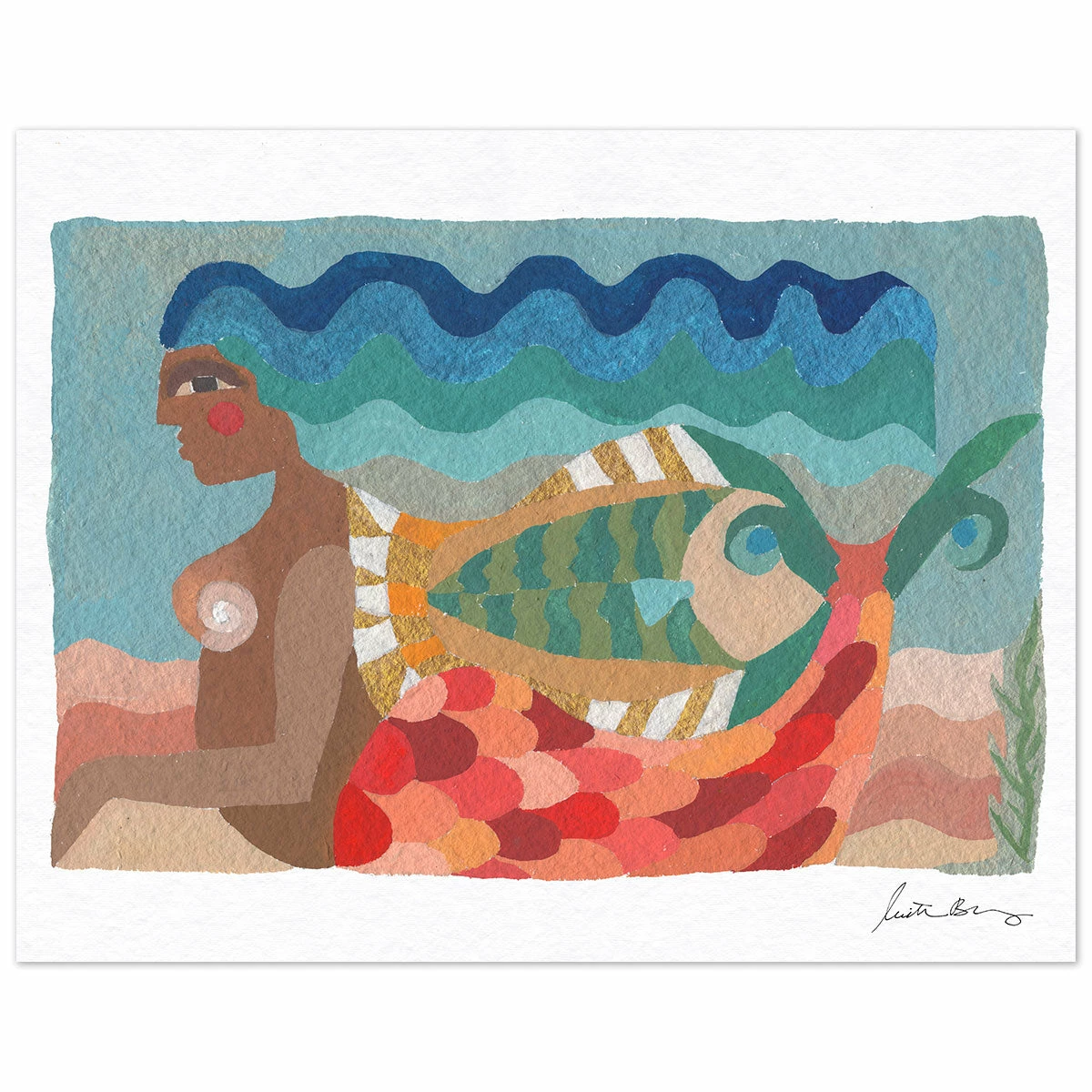Justina Blakeney® Gifts $100-$250 In The Waves Art Print By Justina Blakeney™ 5 Justina Blakeney® Gifts $100-$250 In The Waves Art Print By Justina Blakeney™