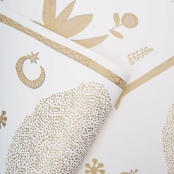 Jungalow® Cosmic Desert Wallpaper In Gold By Justina Blakeney® - Paste The Sheet