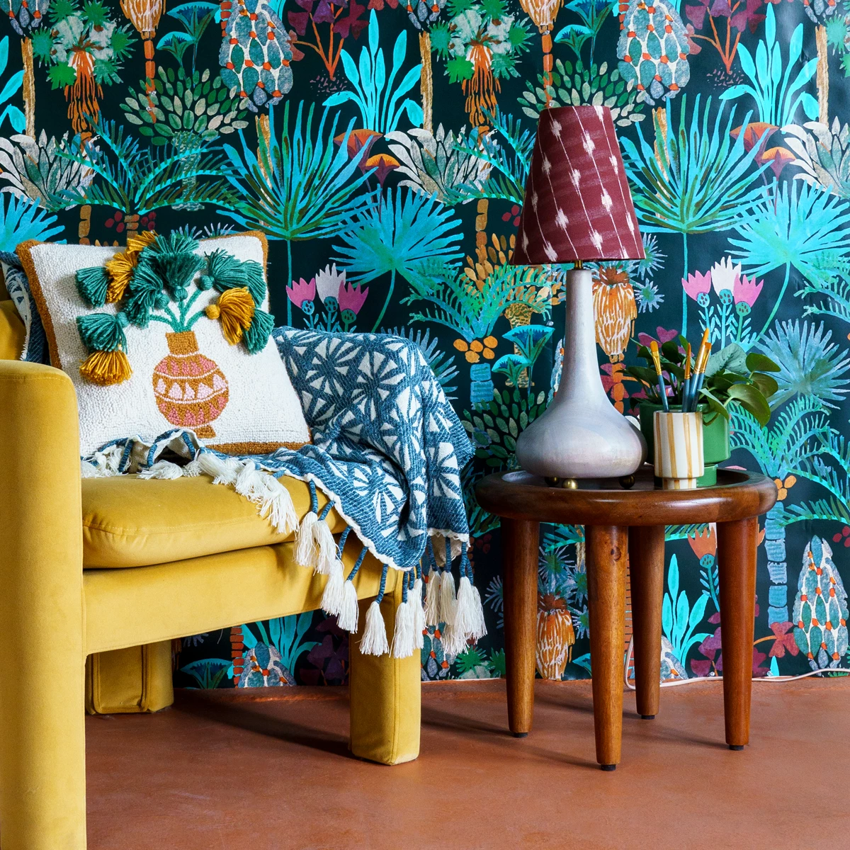 Jungalow® All Lighting Eytan Table Lamp Base In Grey Wash By Like A Lion™ 6 Jungalow® All Lighting Eytan Table Lamp Base In Grey Wash By Like A Lion™