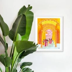 Yellow Arch Art Print By Roeqiya Fris Gifts $100-$250