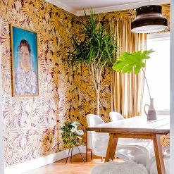 Jungalow Aja Wallpaper In Aubergine By Justina Blakeney®