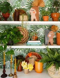 Jungalow Aja Wallpaper In Green By Justina Blakeney® - Sure Strip