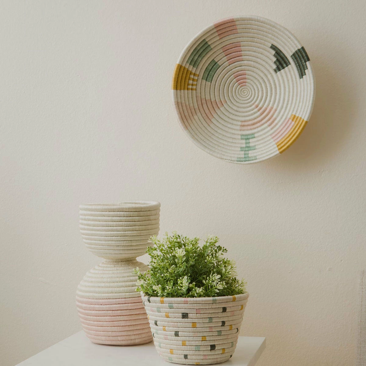 AAA Confetti Woven Basket 6 AAA Confetti Woven Basket