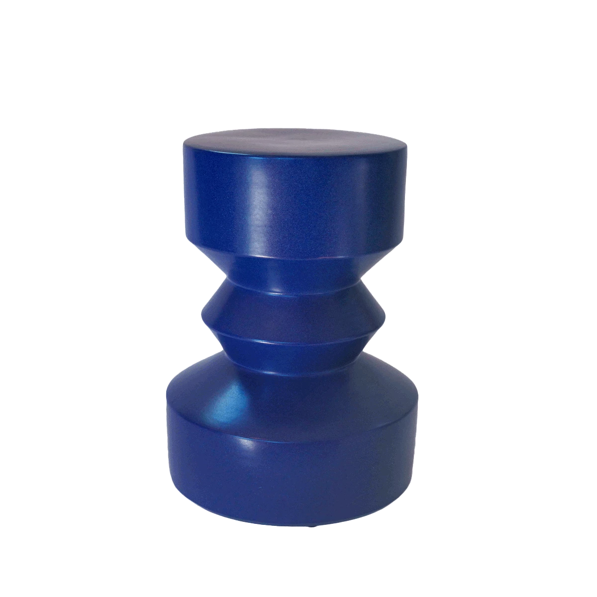 Jungalow® Cobalt Blue Mali Zig Zag Stool By Justina Blakeney™ All Stools, Poufs + Side Tables 4 Jungalow® Cobalt Blue Mali Zig Zag Stool By Justina Blakeney™ All Stools, Poufs + Side Tables