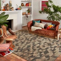 Loloi Rugs Chalos Graphite Rug By Justina Blakeney® X Loloi