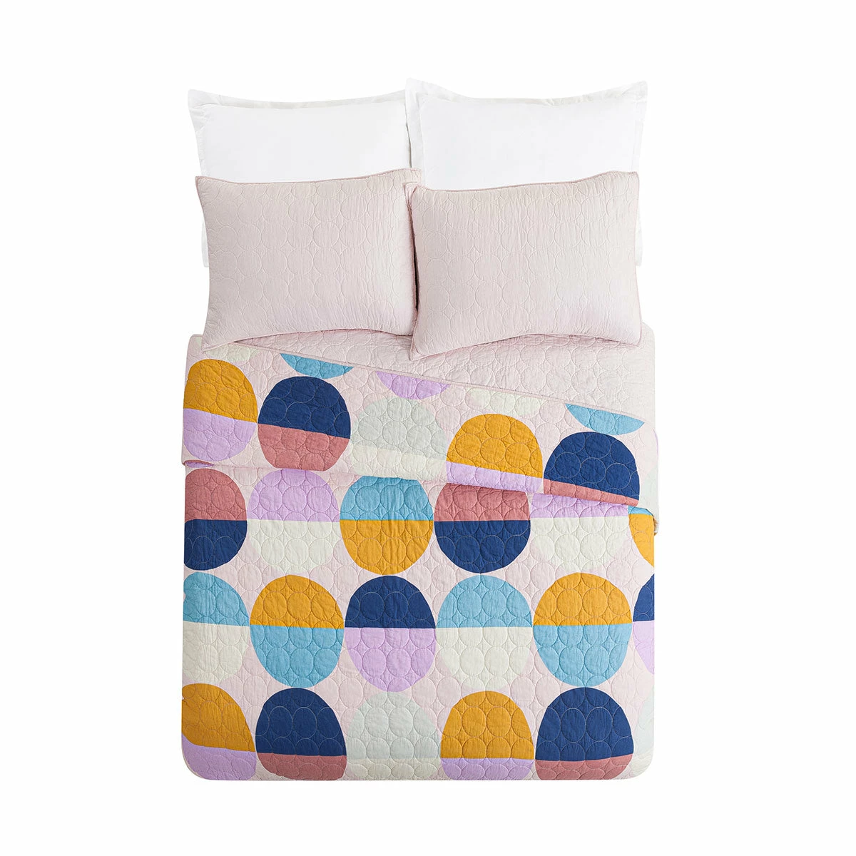 Peking Circles Quilt Set By Ampersand Kids 6 Peking Circles Quilt Set By Ampersand Kids