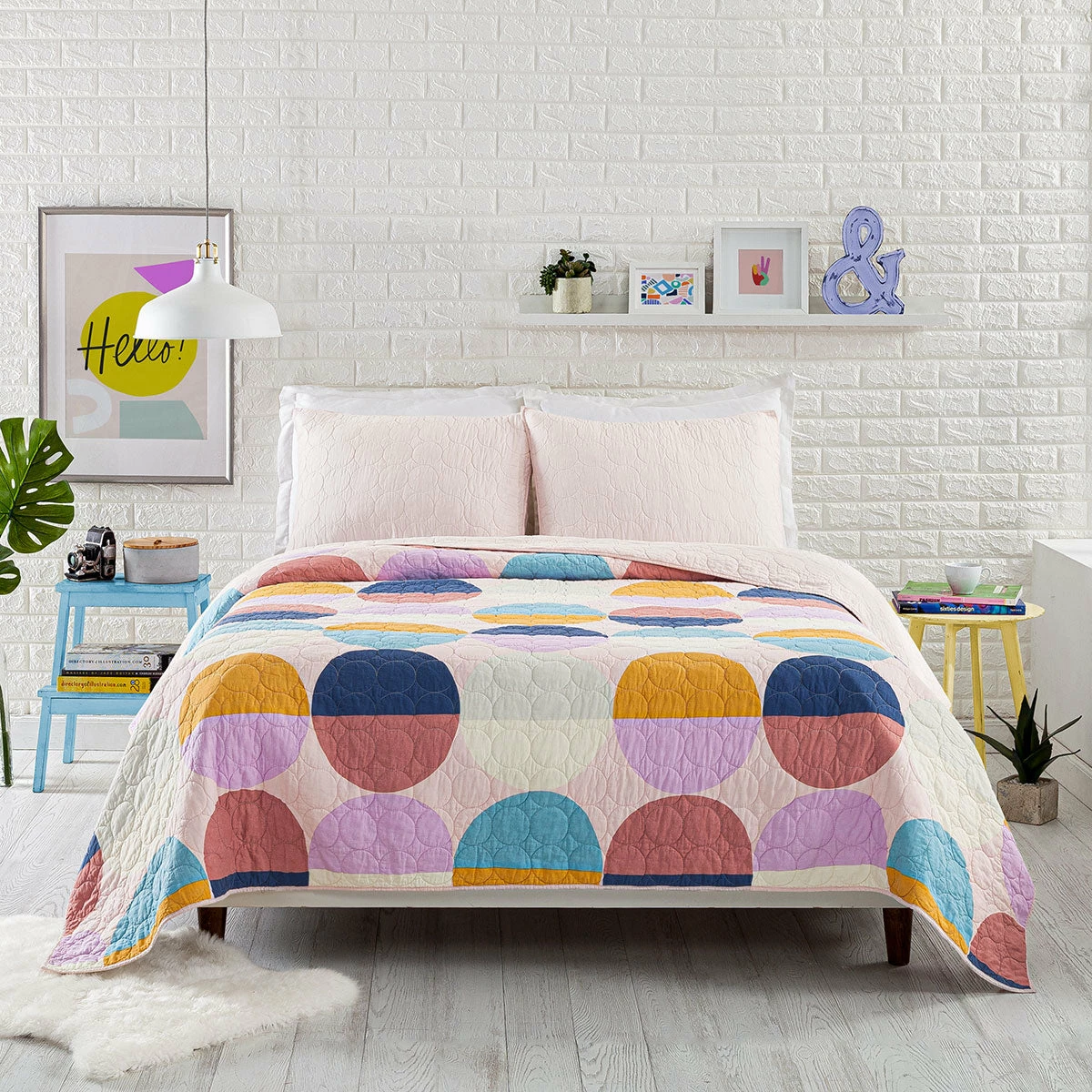 Peking Circles Quilt Set By Ampersand Kids 7 Peking Circles Quilt Set By Ampersand Kids