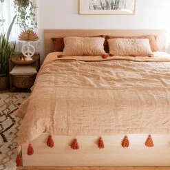 Jungalow® Sol Natural Dyed Quilt In Clay By Like A Lion™ All Décor