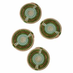 AAA Green Geo Coasters Tabletop + Kitchen