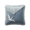 Loloi Rugs Beaded Fringe Egret Pillow By Justina Blakeney® X Loloi All Pillows