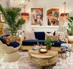 Justina Blakeney® Face 3 Art Print By Justina Blakeney™ Gifts $100-$250