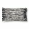 Loloi Rugs Grey Woven Pillow By Justina Blakeney® X Loloi