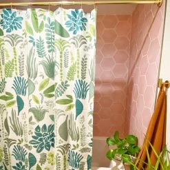 Peking Shower Curtains Jardin Shower Curtain By Jungalow™