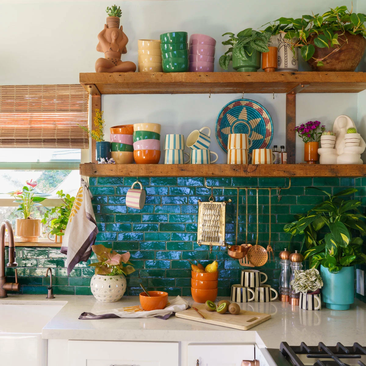 Tabletop + Kitchen Tierra Bowl Set In Green By Jungalow® 5 Tabletop + Kitchen Tierra Bowl Set In Green By Jungalow®