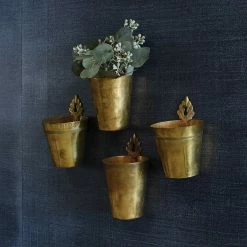 HomArt All Bed + Bath Hanging Brass Lassi Cup