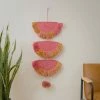 AAA Coral Sunset Raffia Wall Hanging All Décor & Mirrors