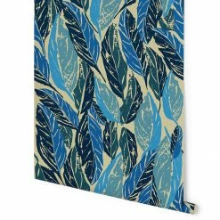 Jungalow Nana Wallpaper In Blue By Justina Blakeney® 13 Jungalow Nana Wallpaper In Blue By Justina Blakeney®