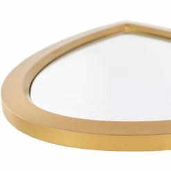 Surya Teardrop Gold Mirror