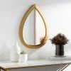 Surya Teardrop Gold Mirror
