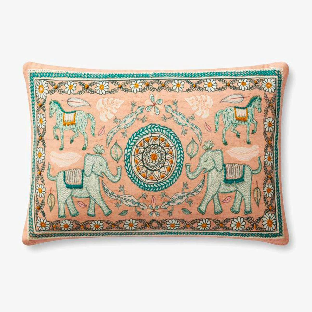 Loloi Rugs All Pillows Peach Ele Pillow By Justina Blakeney® X Loloi 3 Loloi Rugs All Pillows Peach Ele Pillow By Justina Blakeney® X Loloi