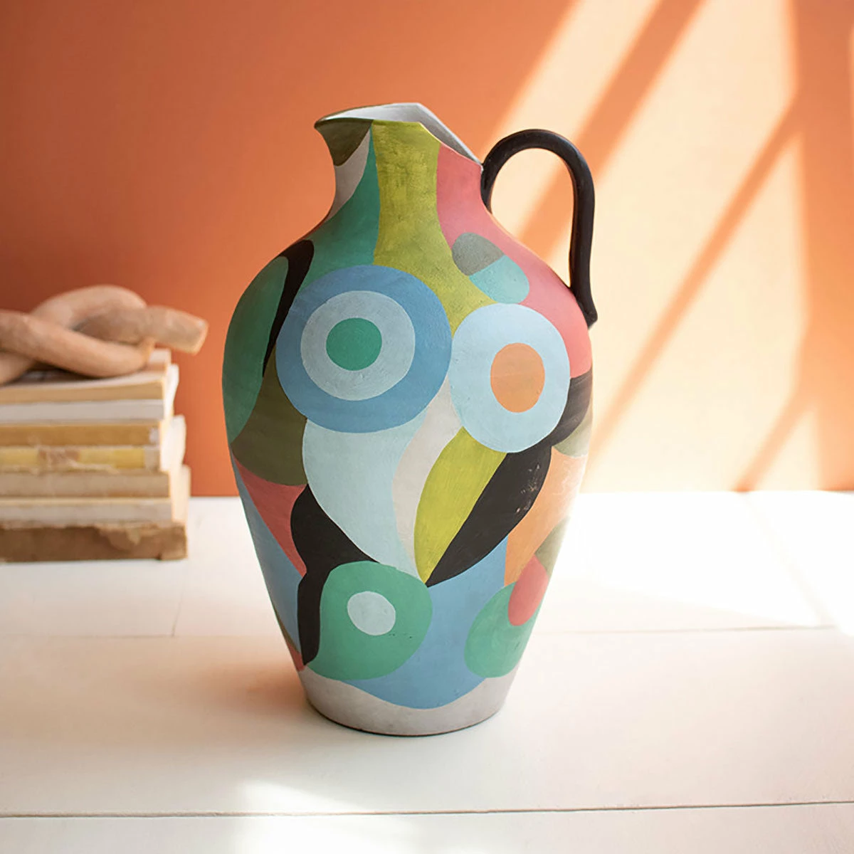 Kalalou Tall Wavy Pitcher Planters 3 Kalalou Tall Wavy Pitcher Planters