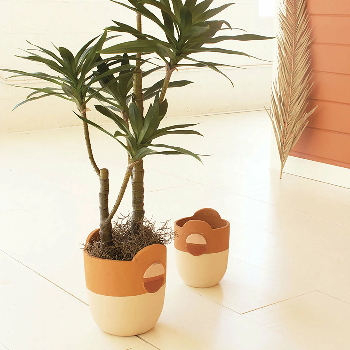 Kalalou Half Circle Planter Set Planters 4 Kalalou Half Circle Planter Set Planters