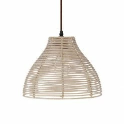 Surya Sand Rattan Lighting Pendant