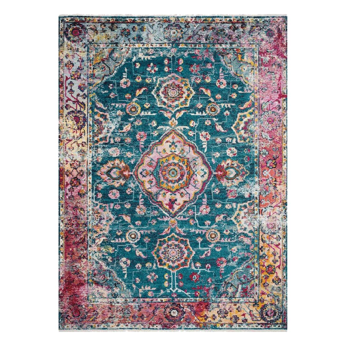 Loloi Rugs All Rugs Silvia Teal & Berry Rug By Justina Blakeney® X Loloi 3 Loloi Rugs All Rugs Silvia Teal & Berry Rug By Justina Blakeney® X Loloi