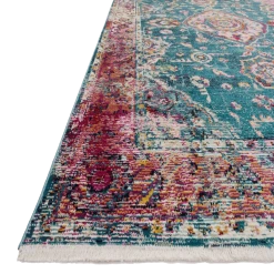 Loloi Rugs All Rugs Silvia Teal & Berry Rug By Justina Blakeney® X Loloi 9 Loloi Rugs All Rugs Silvia Teal & Berry Rug By Justina Blakeney® X Loloi