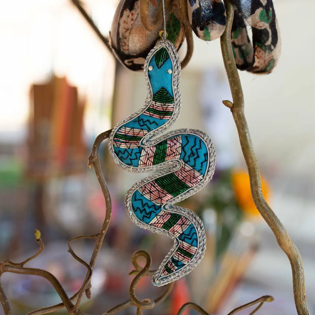 Jungalow Gifts Under $50 Beaded Juju Ornament Set 9 Jungalow Gifts Under $50 Beaded Juju Ornament Set