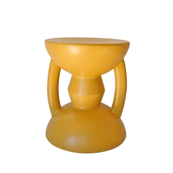 Jungalow® Sunflower Mali Hourglass Stool By Justina Blakeney™ New
